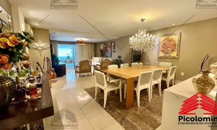 Apartamento de Luxo em Santos-SP: 3 quartos, 3 suítes, 2 salas, 5 banheiros, 3 vagas, 300m² na Aparecida. Veja já!