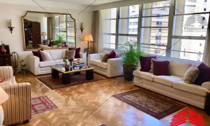Imperdível apartamento de luxo em Higienópolis: 4 quartos, 2 suítes, 2 salas, 5 banheiros, 4 vagas de garagem, 275m².