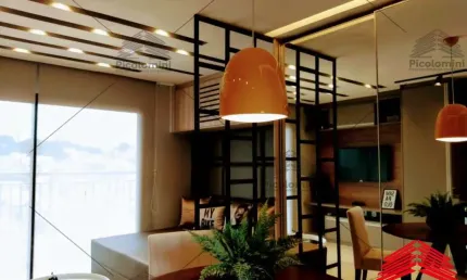 Apartamento a venda na Vila Carrão de 30 m², 1 dormitório, 1 banheiro, cozinha americana, sala, varanda
