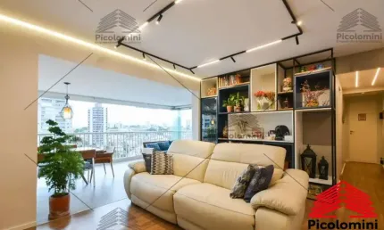 Apartamento 137 m², Tatuapé,03 suites,lavado, home office, varanda gourmet, cozinha planejada, andar alto, vista livre, 02 vagas,quadra de squach.