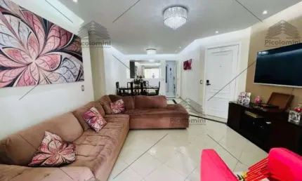 Apartamento 124 m²,Tatuapé, 04 quartos, 03 suites, lavabo, cozinha planejada, 03 salas,lareira,sacada,03 vagas, proximo ao metrô carrão.