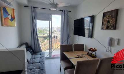 Apartamento Belenzinho Com 28 metros, 1 quarto, 1 suíte, sala com varanda, 1 banheiro, portaria 24 horas. academia, espaço gourmet
