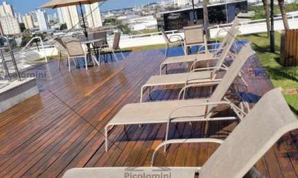 Apartamento tipo flat para locação no Luzes da Mooca, 47 m², suíte, semi mobiliado, garagem, piscina, academia, lavanderia, minimercado
