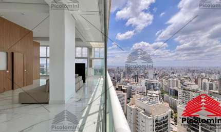Oportunidade única! LOFT de 1 quarto com suíte e 2 vagas na Cerqueira César, São Paulo-SP - 120m² de muito LUXO!!