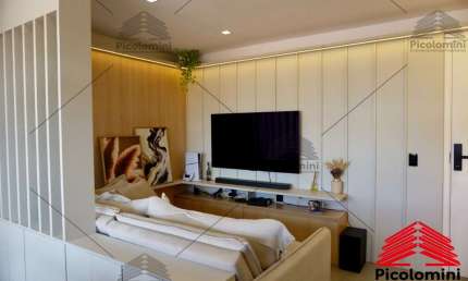 Apartamento à venda no Jardim Vila Galvão, 47m² com 2 quartos, cozinha americana, sala 2 ambientes com varanda integrada, banheiro social e 1 vaga.