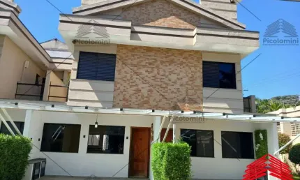 Casa de condomínio - 108m²  Residencial Castelo, 3 quartos, 1 suíte, sala ampla, cozinha americana, lavabo, 2 vagas cobertas, próximo mercado Joanin