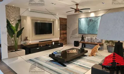 Apartamento Garden Alto Padrão praia José Menino com 217m2 próximo ao Orquidário de Santos