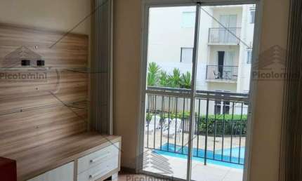 Apartamento à venda no Parque São Lucas, 2 quartos, sala 2 ambientes com sacada, 1 banheiro, 1 vaga, 50 m² de área. piscina, academia e muito mais
