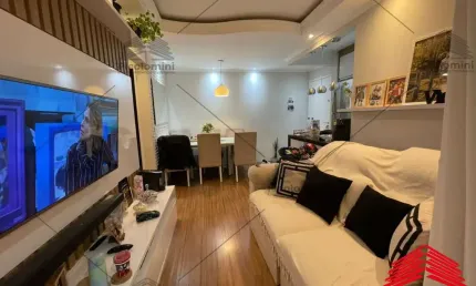 Apartamento na Vila Carrão, 50m2, em excelente acabamento, Andar alto, 2 quartos, sala 2 ambientes, Sacada, vaga de garagem, Móveis planejados