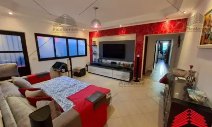 Sobrado à venda parque são lucas alto padrão, 3 quartos, 3 suítes, lavabo, 5 banheiros, 3 vagas, 185m². quintal com espaço amplo gourmet e sacada