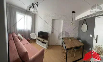 Apartamento a venda no tatuapé com 2 quartos, sala, 1 vaga e lazer