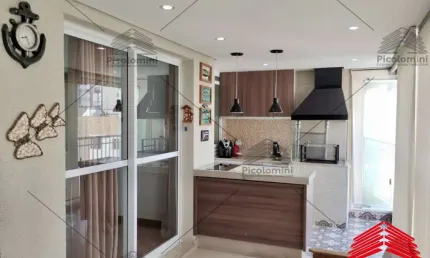 Apartamento à venda,92 m²,tatuapé,02 quartos,02 suítes,sala ampliada integrada á cozinha e varanda gourmet com churrasqueira carvão,mobiliado.