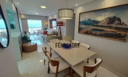 Apartamento com 3 dormitórios à venda, 148 m² por R$ 1.699.000,00 - Vila Guilhermina - Praia Grande/SP