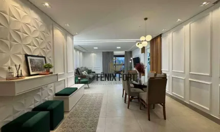 Apartamento com 3 dormitórios à venda, 145 m² por r$ 1.450.000 - vila guilhermina - praia grande/sp
