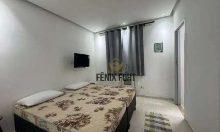 Kitnet com 1 dormitório para alugar, 47 m² por R$ 2.150,00/mês - Canto do Forte - Praia Grande/SP