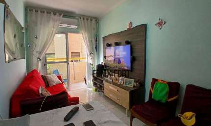 Apartamento com 1 dormitório à venda, 44 m² por R$ 320.000,00 - Vila Guilhermina - Praia Grande/SP