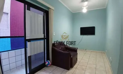 Apartamento com 1 dormitório, 64 m² - venda por R$ 245.000,00 ou aluguel por R$ 2.636,00/mês - Vila Guilhermina - Praia Grande/SP