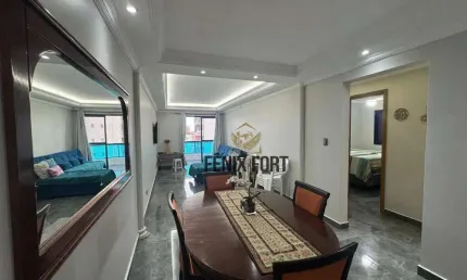 Apartamento com 3 dormitórios, 106 m² - venda por R$ 750.000,00 ou aluguel por R$ 6.460,00/mês - Vila Guilhermina - Praia Grande/SP