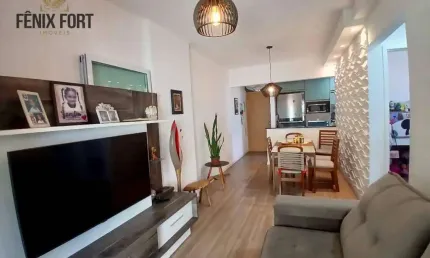 Apartamento com 2 dormitórios para alugar, 69 m² por r$ 4.500,00/mês - canto do forte - praia grande/sp