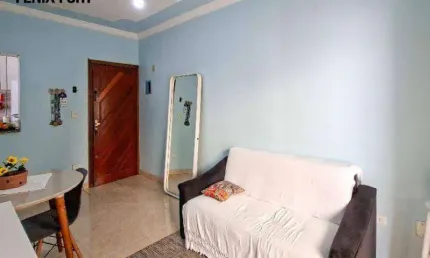 Apartamento com 1 dormitório para alugar, 42 m² por r$ 2.300,00/mês - aviação - praia grande/sp