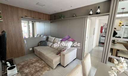 Apartamento com 3 dormitórios para alugar, 70 m² por R$ 4.008,37/mês - Vila Industrial - São José dos Campos/SP
