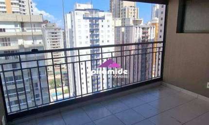 Apartamento com 1 dormitório para alugar, 55 m² por R$ 3.954,68/mês - Jardim Aquarius - São José dos Campos/SP