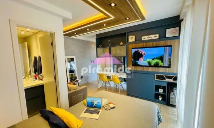 Apartamento com 1 dormitório à venda, 35 m² por r$ 590.000,00 - jardim aquarius - são josé dos camp