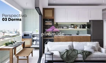 Apartamento com 3 dormitórios à venda, 74 m² por R$ 600.242,00 - Centro - São José dos Campos/SP