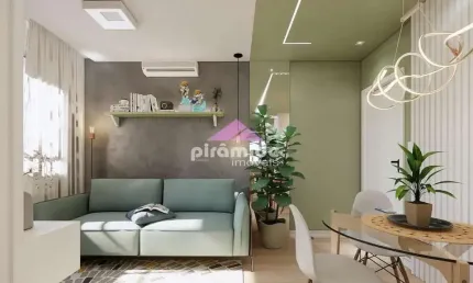 Apartamento com 2 dormitórios à venda, 50 m² por R$ 313.681,00 - Jardim das Gaivotas - Caraguatatub