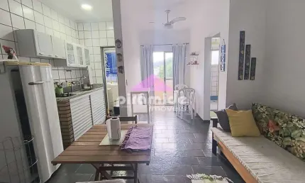 Apartamento com 1 dormitório à venda, 55 m² por r$ 268.000,00 - praia da maranduba - ubatuba/sp
