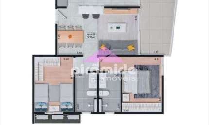Apartamento com 2 dormitórios à venda, 72 m² por R$ 393.214,00 - Indaiá - Caraguatatuba/SP
