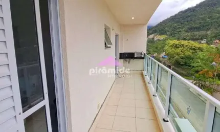Apartamento com 2 dormitórios para alugar, 84 m² por R$ 3.100,02/mês - Cidade Jardim - Caraguatatub
