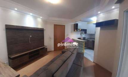 Apartamento mobiliado com 2 dormitórios, 67 m² - venda por R$ 870.000 ou aluguel por R$ 4.642/mês - Jardim Aquarius - São José dos Campos/SP