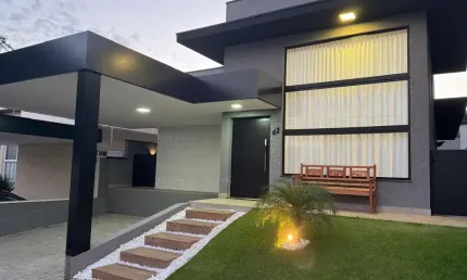 Casa em Condomínio para Venda em Atibaia, Condomínio Buona Vita, 3 dormitórios, 3 suítes, 4 banheiros, 2 vagas
