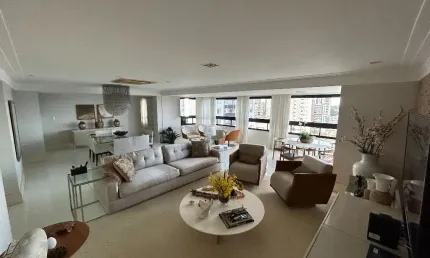 Apartamento Alto Luxo, exclusivo 2 suítes com gabinete, 195m²