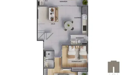 Cobertura Duplex - 142,08m² - Massaguaçu - Caraguatatuba-SP