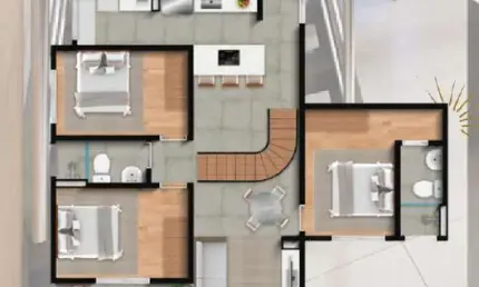 Cobertura Duplex -  4 dorm /1Suíte - 157,63m² - Massaguaçu - Caraguatatuba-SP