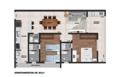 Apartamento com 2 quartos à venda no Centro, Ubatuba 