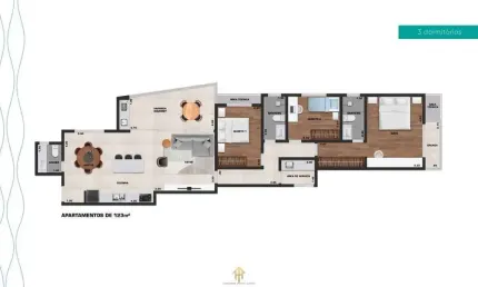 Apartamento com 3 quartos à venda no Centro, Ubatuba 