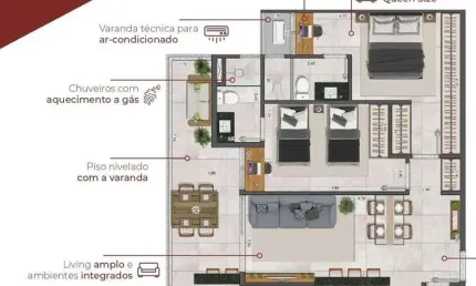 Apartamento com 2 quartos à venda em Itaguá, Ubatuba 