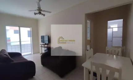 Apartamento com 1 quarto à venda na Rua Líbero Badaró, 87, Cidade Ocian, Praia Grande, 52 m2 por R$ 270.000