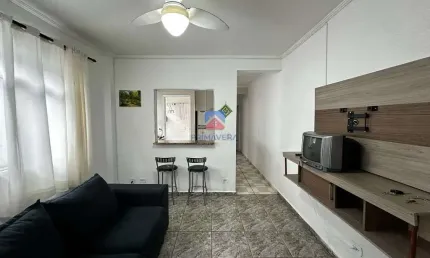 Apartamento com 1 quarto, Caiçara, Praia Grande - R$ 240 mil, Cod: 70833387