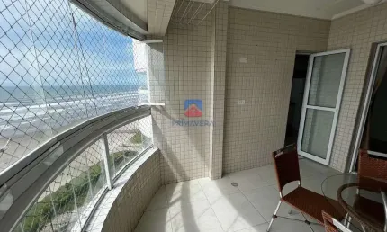 Apartamento frente mar - 2 dormitorios 1 suite, venda, caiçara.