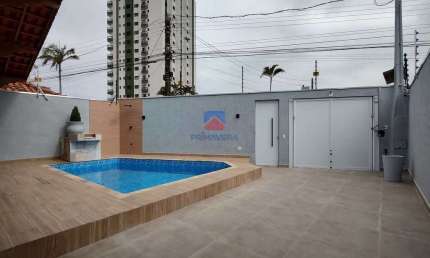 CASA ALTO PADRÃO|ESPAÇO GOURMET COM PISCINA|80m DA PRAIA