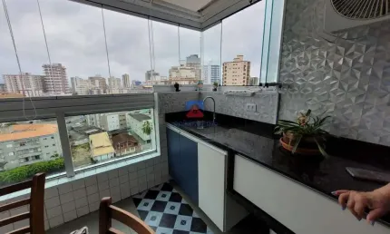 Apartamento com 2 quartos, Caiçara, Praia Grande - R$ 630 mil, Cod: 70836504