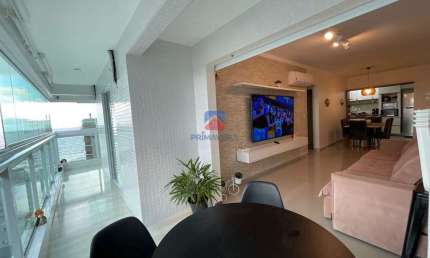 Apto com vista mar e 2 dorms sendo 1 suíte para venda, Caiçara.