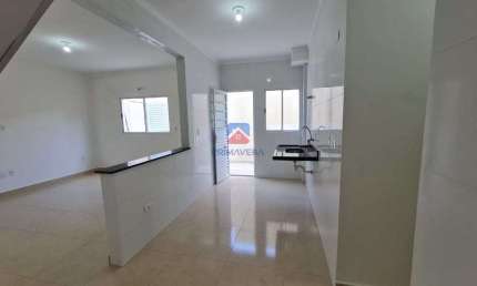 Casa de Condomínio com 2 quartos, Melvi, Praia Grande - R$ 330 mil, Cod: 70836788