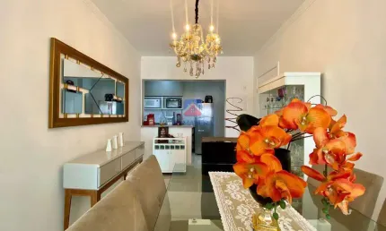 Apartamento com vista mar e 2 quartos para venda, caiçara.