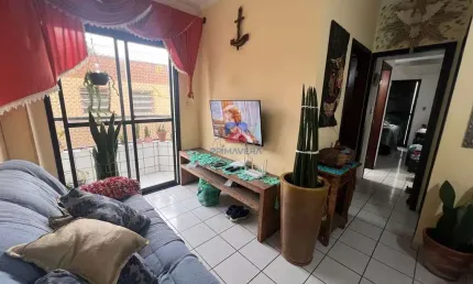 Apartamento com 2 quartos, Caiçara, Praia Grande - R$ 355 mil, Cod: 70837138