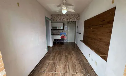 Apartamento com 1 quarto, Caiçara, Praia Grande - R$ 325 mil, Cod: 70837217